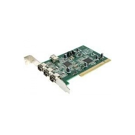 Startech .com 4 port PCI 1394a FireWire Adapter Card - 3 External 1 Internal - FireWire adapter - PCI - Firewire - 3 ports
