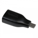 StarTech.com 5in Micro USB to USB OTG Host Adapter - Micro USB Male to USB A Female On-The-GO Host Cable Adapter (UUSBOTG) - USB adapter - USB (F) to Micro-USB Type B (M) - USB 2.0 OTG - 12.7 cm - black - for P / N: ST4300U3C1, ST4300U3C1B
