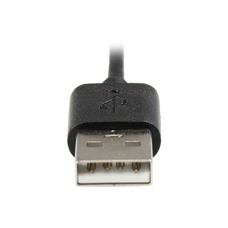 StarTech.com 2m (6ft) Long Black Apple® 8-pin Lightning Connector to USB Cable for iPhone  /  iPod  /  iPad - Charge and Sync Cable (USBLT2MB) - Lightning cable - Lightning male to USB male - 2 m - double shielded - black - for P / N: ST4200MINI2, ST4200MINIC - 5