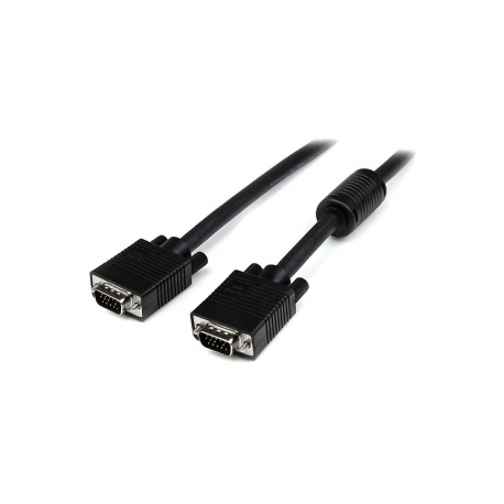 StarTech.com 1m Coax High Resolution Monitor VGA Cable HD15 M / M - VGA cable - HD-15 (VGA) (M) to HD-15 (VGA) (M) - 1 m - molded, thumbscrews - black - 5