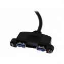 StarTech.com 2 Port SuperSpeed Mini PCI Express USB 3.0 Adapter Card w /  Bracket Kit and UASP Support - Dual Port Mini PCIe USB 3 Card (MPEXUSB3S22B) - USB adapter - PCIe Mini Card low profile - USB 3.0 x 2 - for P / N: SDOCK2ERU33, SDOCK2U313R, SDOCK2U33, SDOCK2U33RE, SDOCK2U33V, SDOCK4U33, SDOCKU33EBV