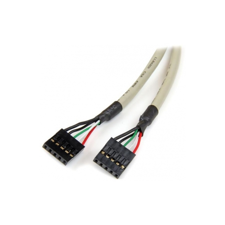 StarTech.com 2 Port USB A Female Slot Plate Adapter - USB panel - USB (F) to 5 pin in-line (F) - USBPLATE - USB panel - USB (F) to 5 pin in-line (F) - 3
