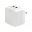 StarTech.com Dual Port USB Wall Charger 17W / 3.4A - Travel Charger 110V / 220V - Power adapter - 17 Watt - 3.4 A - 2 output connectors (USB) - white - for P / N: USBLT1MWS, USBLT2MBR, USBLT2MW, USBLT30CMW, USBLTM1MBK, USBLTM1MWH, VID2VGATV3