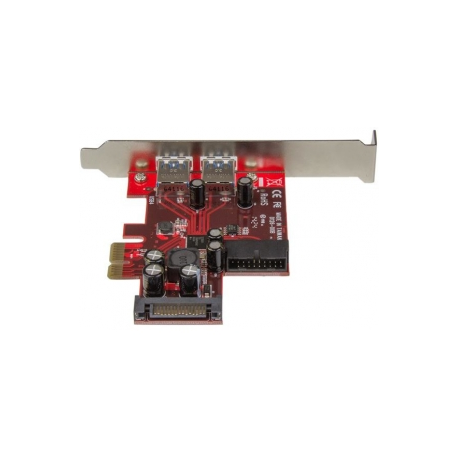 StarTech.com 4 Port PCI Express USB 3.0 Card - 2 Ext & 2 Int (IDC) - SATA Power - USB adapter - PCIe 2.0 low profile - USB 3.0 x 4 - for P / N: ST1030USBM, ST7300USBME - 3