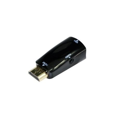 Cablexpert - Video converter - HDMI - VGA - black - 1