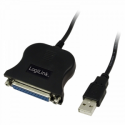 LogiLink Adapter USB to DSUB-25 - Parallel adapter - USB - parallel