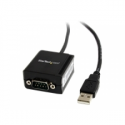 StarTech.com USB to Serial Adapter - 1 port - USB Powered - FTDI USB UART Chip - DB9 (9-pin) - USB to RS232 Adapter (ICUSB2321F) - Serial adapter - USB - RS-232 - black