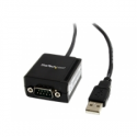StarTech.com USB to Serial Adapter - Optical Isolation - USB Powered - FTDI USB to Serial Adapter - USB to RS232 Adapter Cable (ICUSB2321FIS) - Serial adapter - USB - RS-232 - black