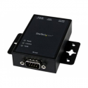 StarTech.com 1 Port RS232 to Ethernet IP Converter  /  Device Server - Aluminum - Serial over IP Device Server - Serial to IP Converter (NETRS2321P) - Device server - 100Mb LAN, RS-232 - AC 100 / 230 V - rail mountable - for P / N: SVA12M2NEUA, SVA12M5NA