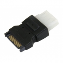 StarTech.com SATA to LP4 Power Cable Adapter - Power adapter - SATA power (M) to 4 pin internal power (F) - black - LP4SATAFM - Power adapter - SATA power (M) to 4 PIN internal power (F) - black - for P / N: 25SAT35HDD, BRACKET25SAT, DRW110SATBK, S32M2NGFFPEX, SAT32MSATPEX, SATSASBAY3BK