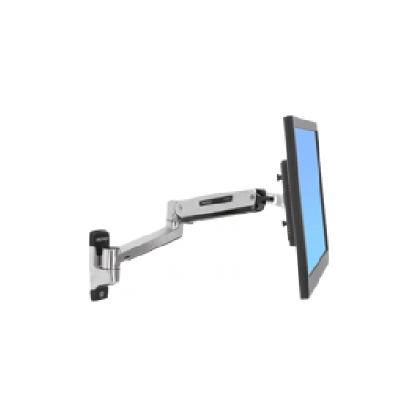 Ergotron LX - Mounting kit (VESA adapter, sit-stand arm, base, extension) - for LCD display - capacity 3.2-11.3 kg - polished aluminium - screen size: up to 42" - wall-mountable - 0