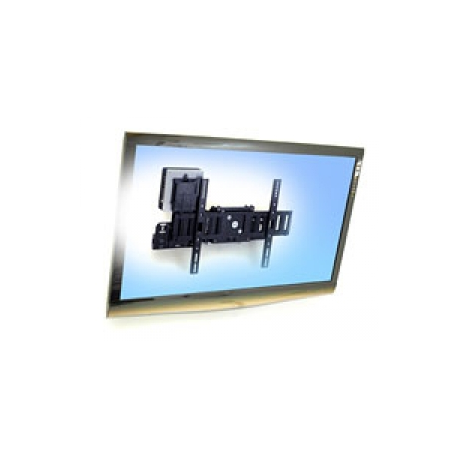 Ergotron SIM90 Signage Integration Mount - Mounting kit (wall bracket, quick release VESA plate, mounting brackets) - for LCD display / CPU - black - screen size: from 32" - 0