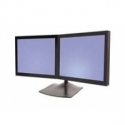 Ergotron DS100 - Stand - for 2 LCD displays (horizontal) - aluminium, steel - black - screen size: up to 24" - desktop