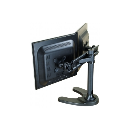 Neomounts by Newstar FPMA-D700D - Mounting kit - for 2 LCD displays (full-motion) - black - screen size: 19"-30" - clamp mountable, desk-mountable - 4