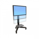 Ergotron Neo-Flex Mobile MediaCenter UHD - Cart - for flat panel (Constant Force motion) - black - screen size: 50"-80"