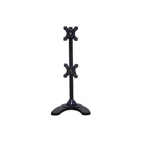 Neomounts by Newstar FPMA-D700DDV - Stand - for 2 LCD displays (full-motion) - black - screen size: 10"-27" - desktop stand, grommet, desk-mountable - 1