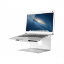 Neomounts by Newstar NSLS050 - Stand - for notebook - brushed aluminium - silver - screen size: 10"-17" - desktop