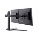 Iiyama DS1002D-B1 - Stand - for 2 monitors (adjustable arm) - black - screen size: 10"-30" - desktop stand - for ProLite E2783QSU-B1, XU2495WSU-B1, XUB2495WSU-B1