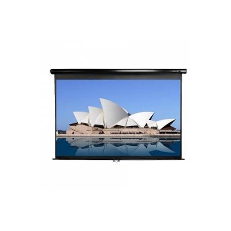 Elite Screens Manual Series M92UWH - Projection screen - 92" (234 cm) - 16:9 - Matte White - 0