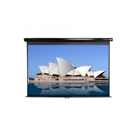 Elite Screens Manual Series M99UWS1 - Projection screen - 99" (251 cm) - 1:1 - Matte White - 0