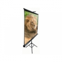 Elite Tripod Series T100UWV1 - Projection screen with tripod - 100" (254 cm) - 4:3 - Matte White - black