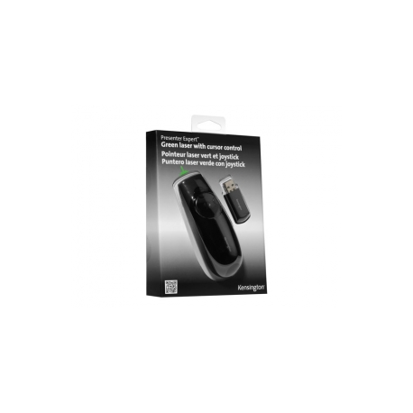 Kensington Presenter Expert Green Laser with Cursor Control - Presentation remote control - RF - black - 9