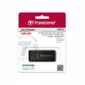 Transcend - Card reader (SD, microSD, SDHC, microSDHC, SDXC, microSDXC, SDHC UHS-I, SDXC UHS-I) - USB 3.0