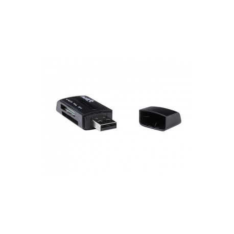 Natec MINI ANT 3 - Card reader (MS, MS PRO, MMC, SD, MS Duo, MS PRO Duo, RS-MMC, TransFlash, microSD, SDHC, MS Micro) - USB 2.0 - 3