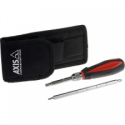 Axis 4-in-1 - Screwdriver - 2 pieces - in carrying pouch