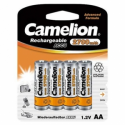 Camelion Rechargeable Batteries Ni-MH, AA 4-pack, 2700mAh, incl. battery cases for 4x accus/batteries