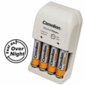 Camelion Universal Charger BC-0904, Charges 2 or 4 Ni-MH/Ni-Cd AA/AAA, 1-2 9V batteries/ LED Indicators/ Low Charge Current for Longer Battery Life/ Reverse Polarity Protection/ 0 Voltage Jump Start