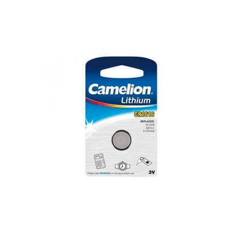 Camelion Lithium Button celles 3V (CR1616), 1-pack - 0