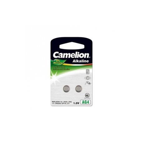 Camelion AG4-BP2 - Battery 2 x LR66 - Alkaline - 18 mAh - 0
