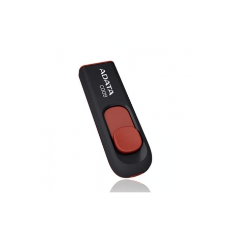 ADATA Classic Series C008 - USB flash drive - 32 GB - USB 2.0 - black, red - 0