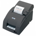 Epson TM U220A - Receipt printer - two-colour (monochrome) - dot-matrix - Roll (7.6cm) - 17.8 cpi - 9 pin - up to 6 lines / sec - capacity: 1 roll - serial - cutter - dark grey