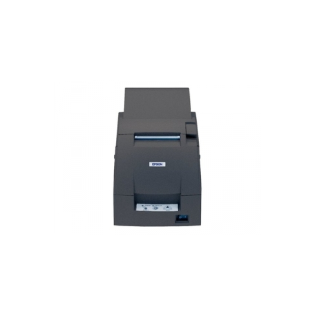 Epson TM U220A - Receipt printer - two-colour (monochrome) - dot-matrix - Roll (7.6cm) - 17.8 cpi - 9 pin - up to 6 lines / sec - capacity: 1 roll - serial - cutter - dark grey - 5