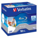 Verbatim - 10 x BD-R DL - 50 GB 6x - ink jet printable surface - jewel case