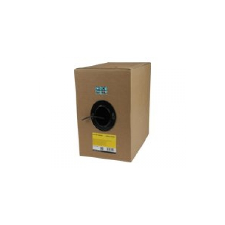 StarTech.com 1000 ft Bulk Roll of Black CMR Cat5e Solid UTP Riser Cable - Cat 5e Riser Cable - Cat.5e CMR Ethernet Cable - 24 AWG - Black (WIR5ECMRBK) - Bulk cable - 304.9 m - UTP - CAT 5e - riser, solid - black - 0