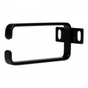 StarTech.com 1U Vertical 1.8 x 3.9in Server Rack Cable Management D-Ring Hook w /  Flexible Opening - Network Rack-Mount Cord Organizer Ring (CMHOOK1UN) - Cable management ring - black - 1U - for P / N: RACK-18U-20-WALL-OA, RACK-21U-20-WALL-OA, RACK-24U-20-WALL-OA, RK3236BKF, RKQMCAB12V2
