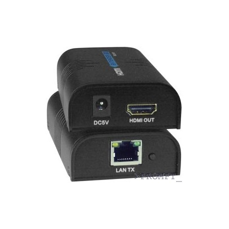 StarTech.com 330 ft. (100 m) HDMI Over CAT5e  /  CAT6 Extender - HDMI over CAT5e - HDBaseT Extender - 4K30 - HDMI Video Extender (ST121HDBTPW) - Video / audio extender - over CAT 5e / 6 - up to 100 m - for P / N: ST121HDBTRP, SVA12M2NEUA, SVA12M5NA - 1