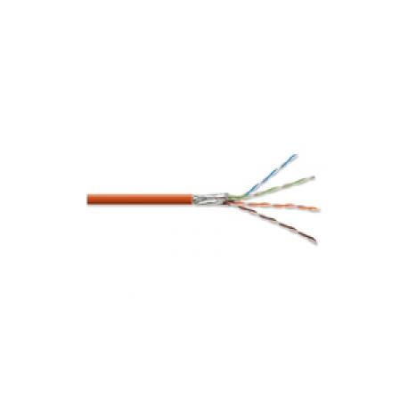 DIGITUS - Bulk cable - 500 m - SFTP, PiMF - CAT 7 - halogen-free, solid - orange, RAL 2000 - 0