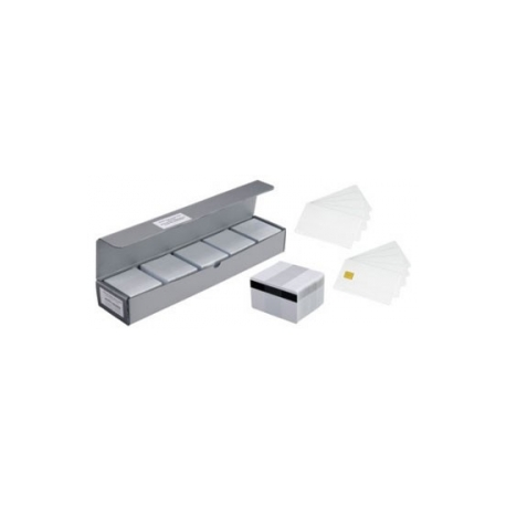 Evolis - Unplasticised polyvinyl chloride (PVC-U) - 30 mil - matte black - 86 x 54 mm 500 card(s) cards - for Evolis Quantum 2 Standard - 0