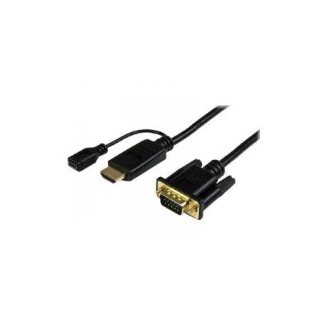 StarTech.com HDMI to VGA Cable - 10ft / 3m - 1080p - 1920 x 1200 - Active HDMI  Cable - Monitor Cable - Computer Cable (HD2VGAMM10) - Adapter cable - HDMI 