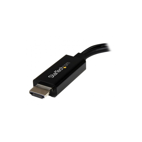 StarTech.com 4K 30Hz HDMI to DisplayPort Video Adapter w/ USB Power - 6 in  - HDMI 1.4 (Male) to DP 1.2 (Female) Active Monitor Converter (HD2DP)