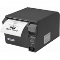Epson TM T70II - Receipt printer - thermal line - Roll (8 cm) - 180 x 180 dpi - up to 250 mm / sec - USB 2.0, LAN - cutter - dark grey