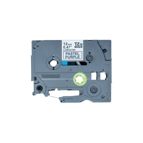 Brother TZe-MQF31 - Black on pastel purple - Roll (1.2 cm x 8 m) 1 cassette(s) laminated tape - for Brother PT-D210, D600, H110, P750, P950; P-Touch Cube PT-P300; P-Touch Cube Pro PT-P910 - 0