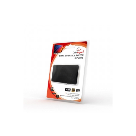 Cablexpert DSW-HDMI-34 - Video / audio switch - 3 x HDMI - desktop - 5