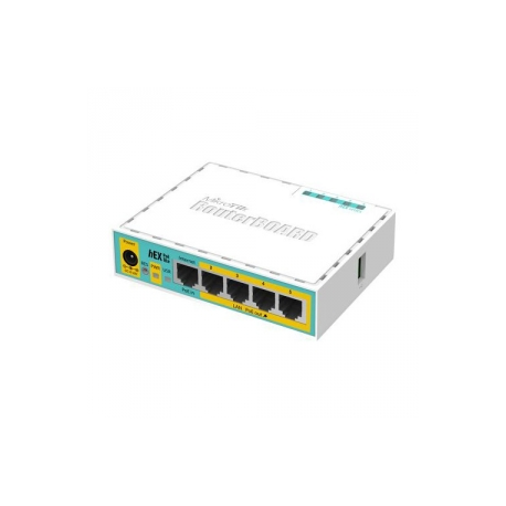 MikroTik RouterBOARD hEX lite RB750UPr2 - Router - 4-port switch - 0