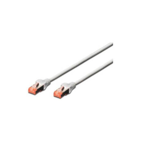 DIGITUS Professional - Patch cable - RJ-45 (M) to RJ-45 (M) - 1.5 m - SFTP - CAT 6 - booted, halogen-free, snagless - grey - 0