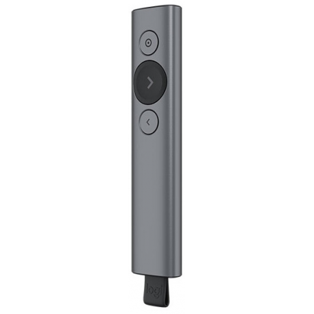 Logitech Spotlight Plus - Presentation remote control - 3 buttons - slate - 1